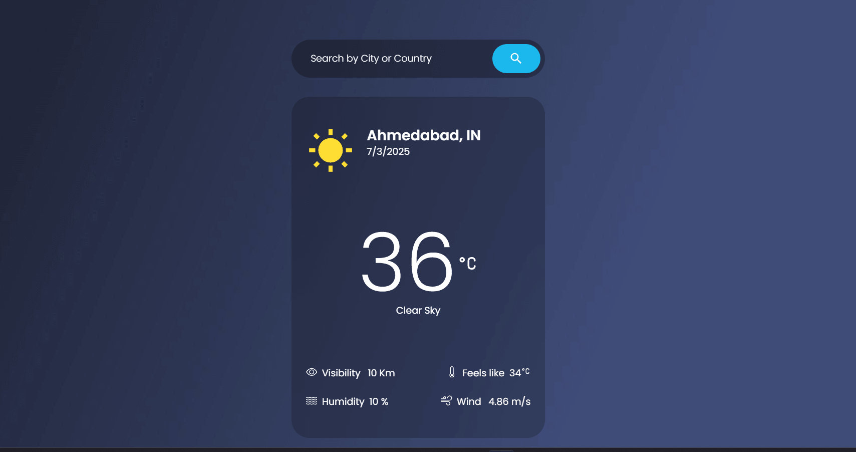 Just Weather Around project image